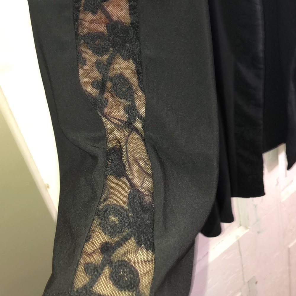 Anthony 2XL Black Jacket with lace Sleeves.